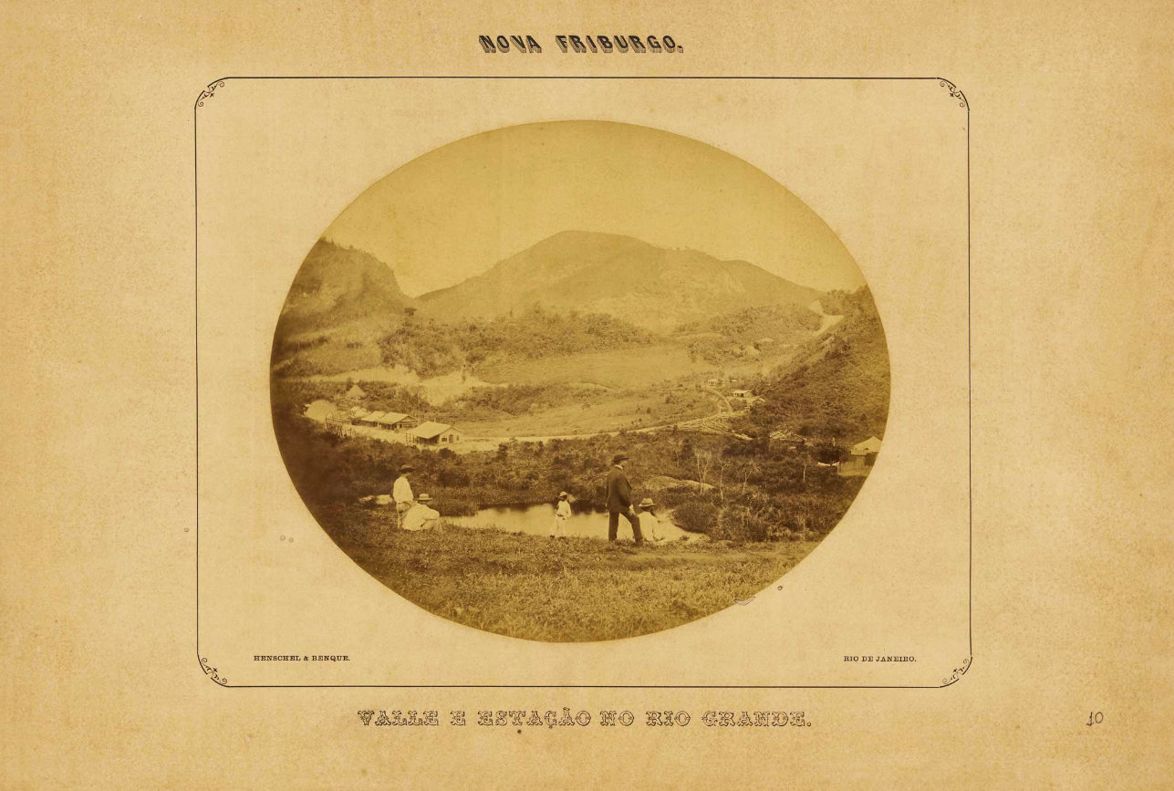 Nova Friburgo retratada pelo fotógrafo de D. Pedro II