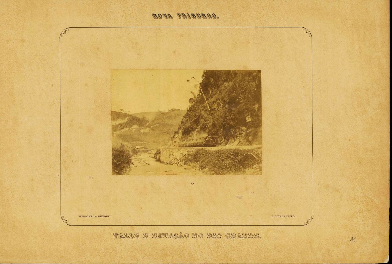 Nova Friburgo retratada pelo fotógrafo de D. Pedro II