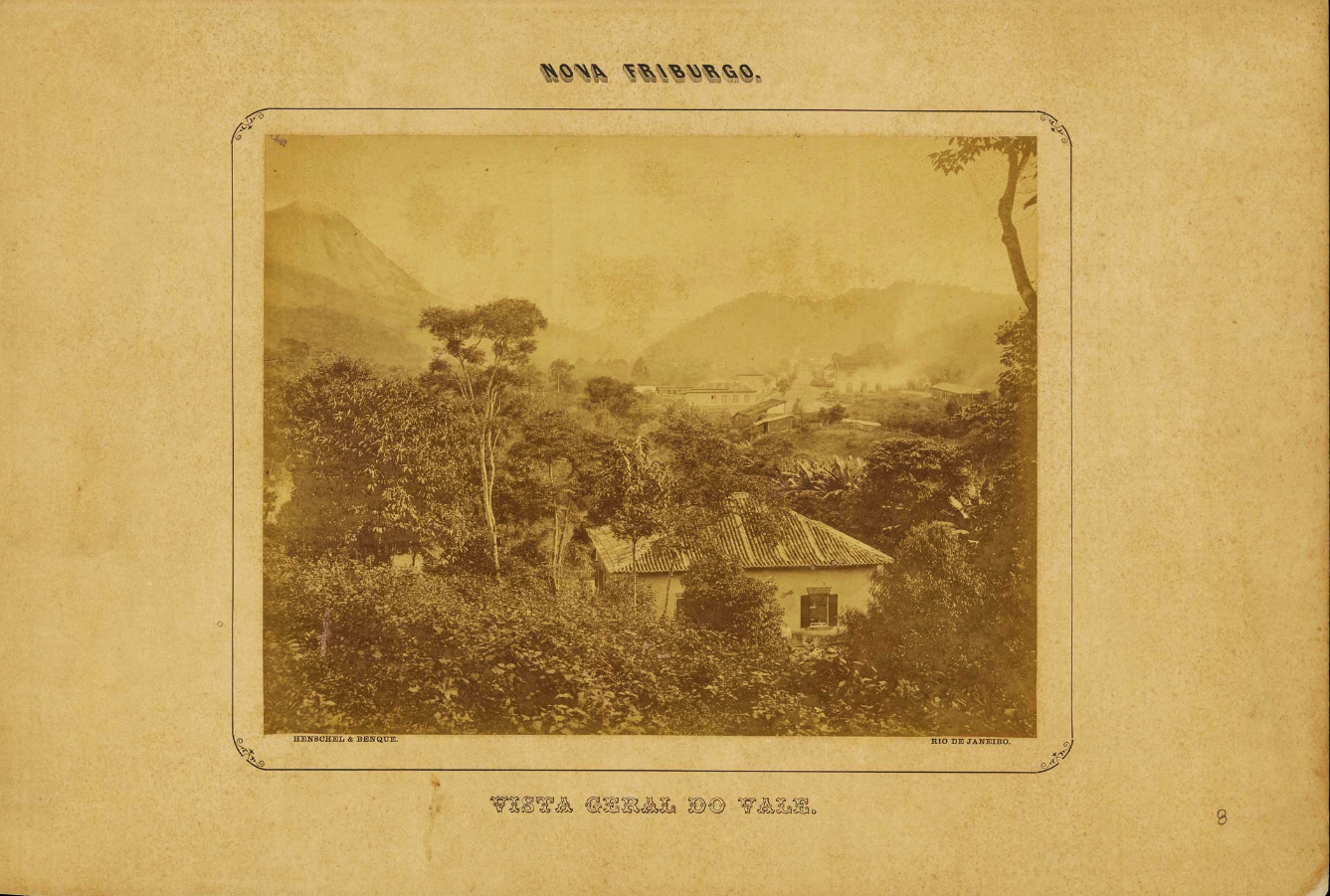 Nova Friburgo retratada pelo fotógrafo de D. Pedro II