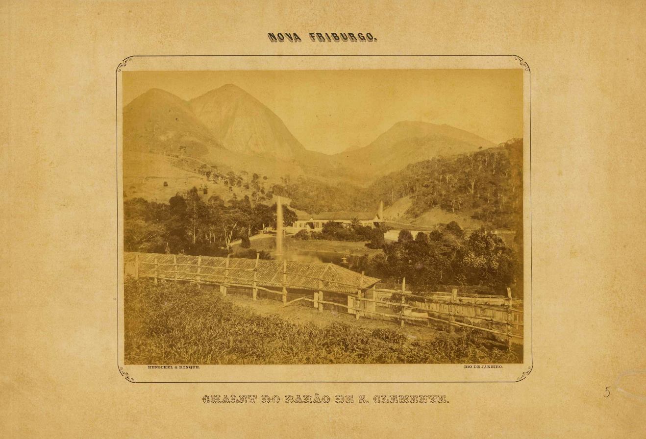 Nova Friburgo retratada pelo fotógrafo de D. Pedro II