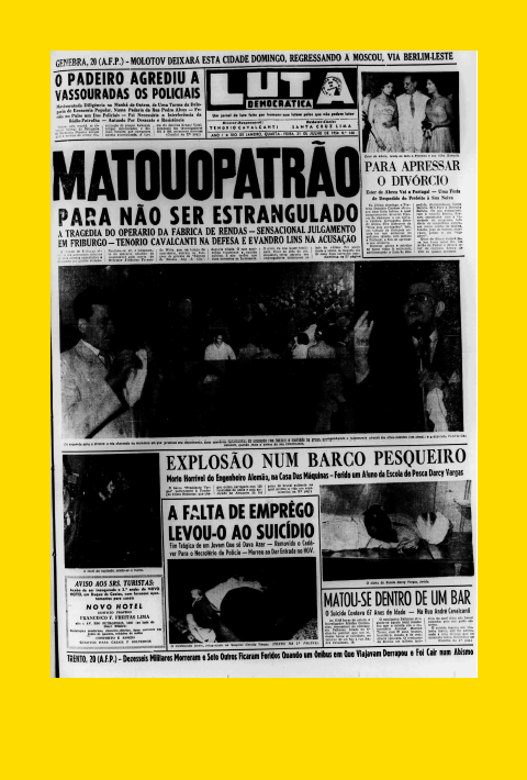TENÓRIO CAVALCANTI  NO CRIME QUE ABALOU NOVA FRIBURGO